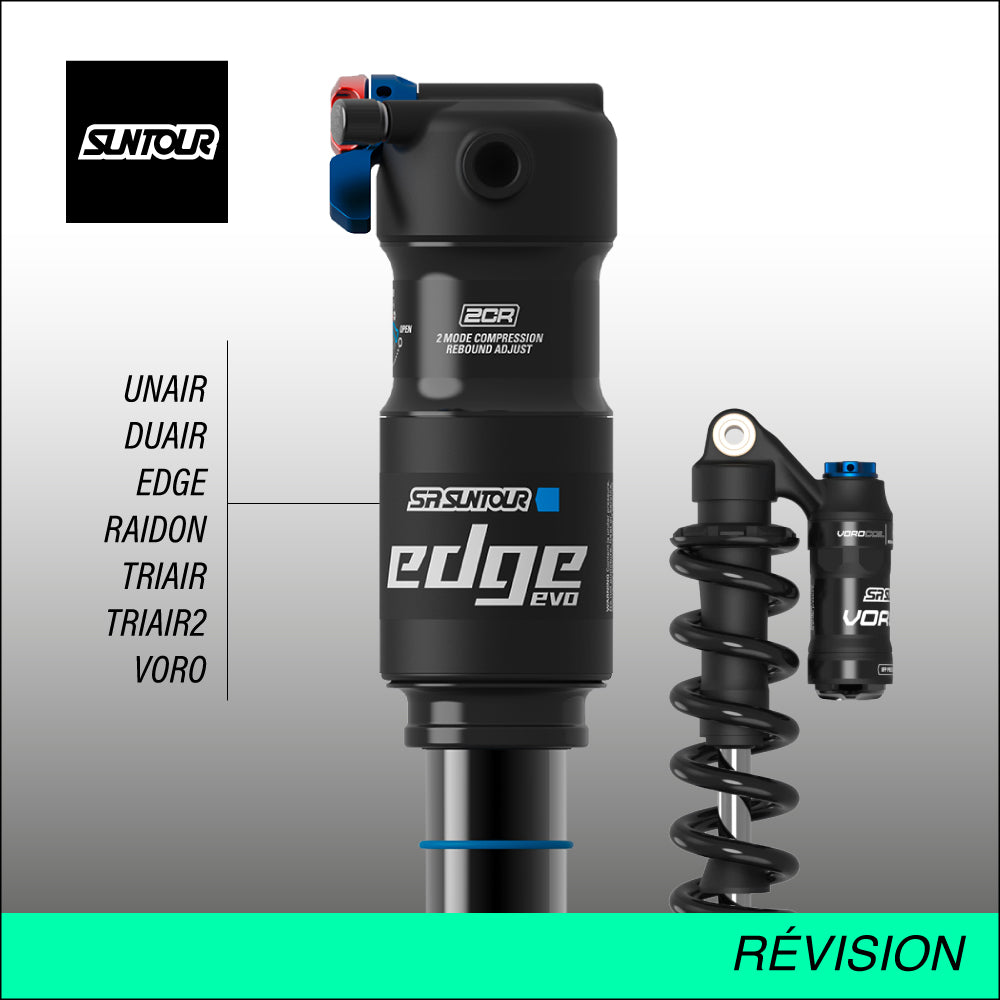 Entretien revision de votre amortisseur SR Suntour