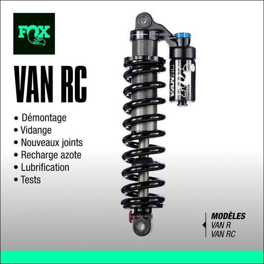 entretien amortisseur fox VAN VTT