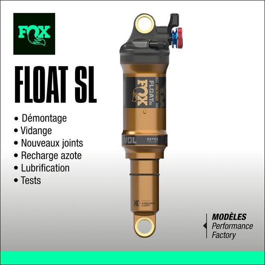 entretien amortisseur fox float SL VTT