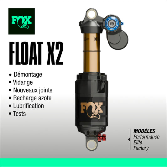 entretien amortisseur fox float X2 VTT