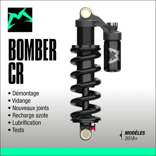 entretien amortisseur marzocchi bomber CR VTT