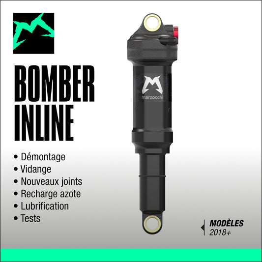 entretien amortisseur marzocchi bomber inline VTT