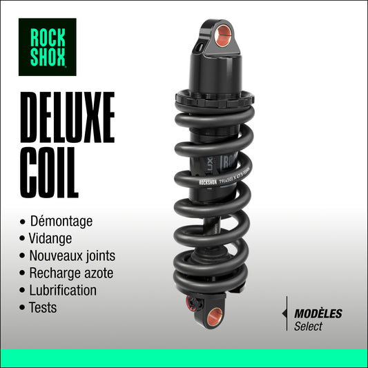 entretien amortisseur rockshox deluxe coil VTT