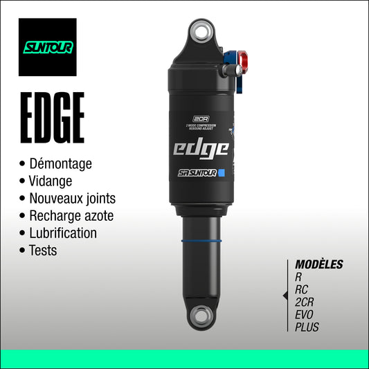 entretien amortisseur sr suntour edge vtt