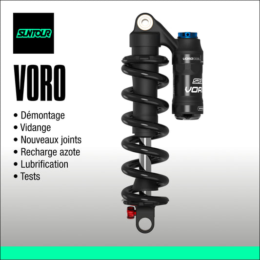 entretien amortisseur sr suntour voro VTT