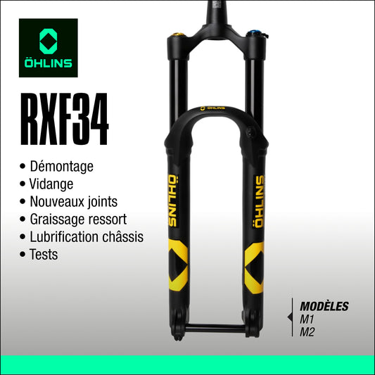 entretien fourche Ohlins RXF34