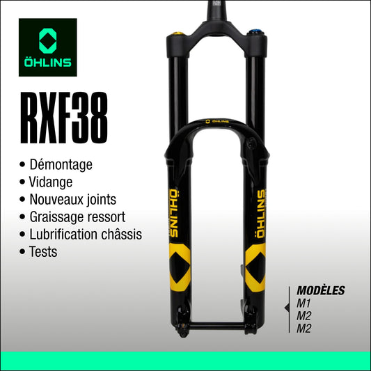 entretien fourche Ohlins RXF38