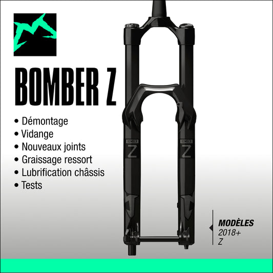 entretien fourche marzocchi bomber Z VTT