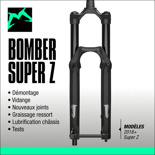 entretien fourche marzocchi bomber super z VTT