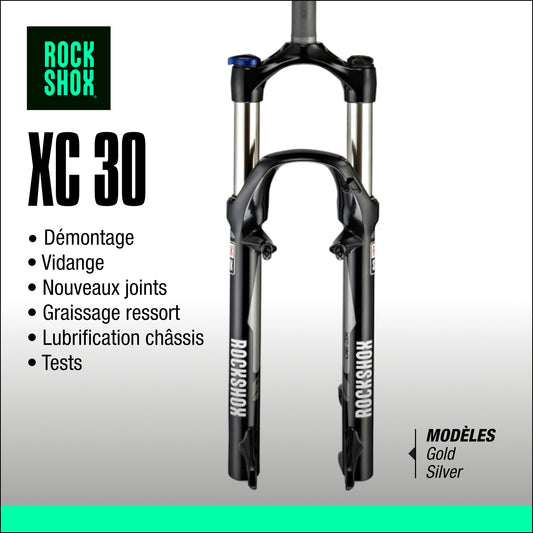 entretien fourche rockshox XC 30