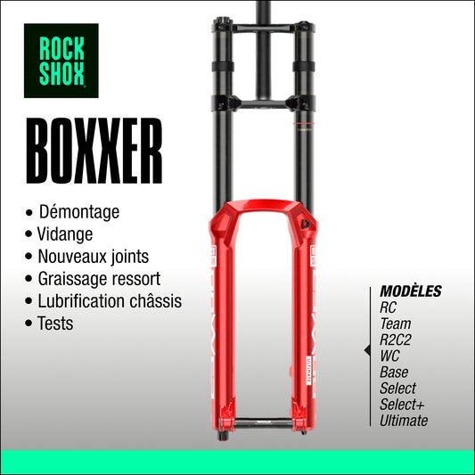 entretien fourche rockshox boxxer DH