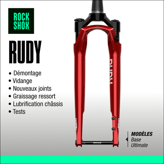 entretien fourche rockshox rudy Gravel