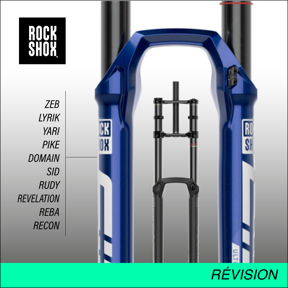 Kit entretien pour fourche RockShox Recon RL Boost >2018 - 00.4315.032
